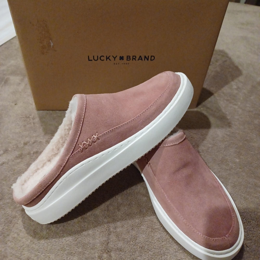 Luck Brand Antler Oiled Suede Slipper - Picture 5 of 6